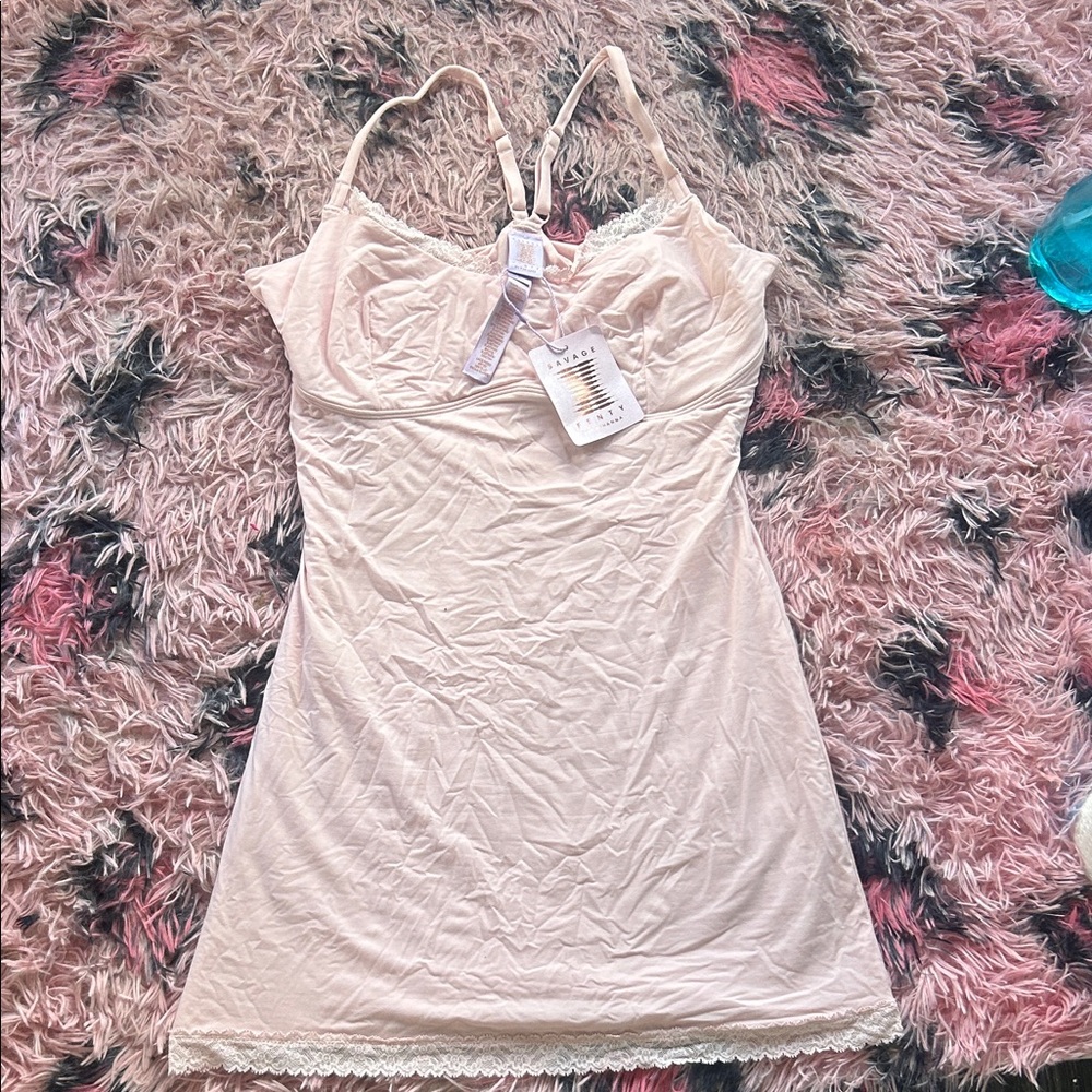 Savage X Fenty Cream Lace Slip